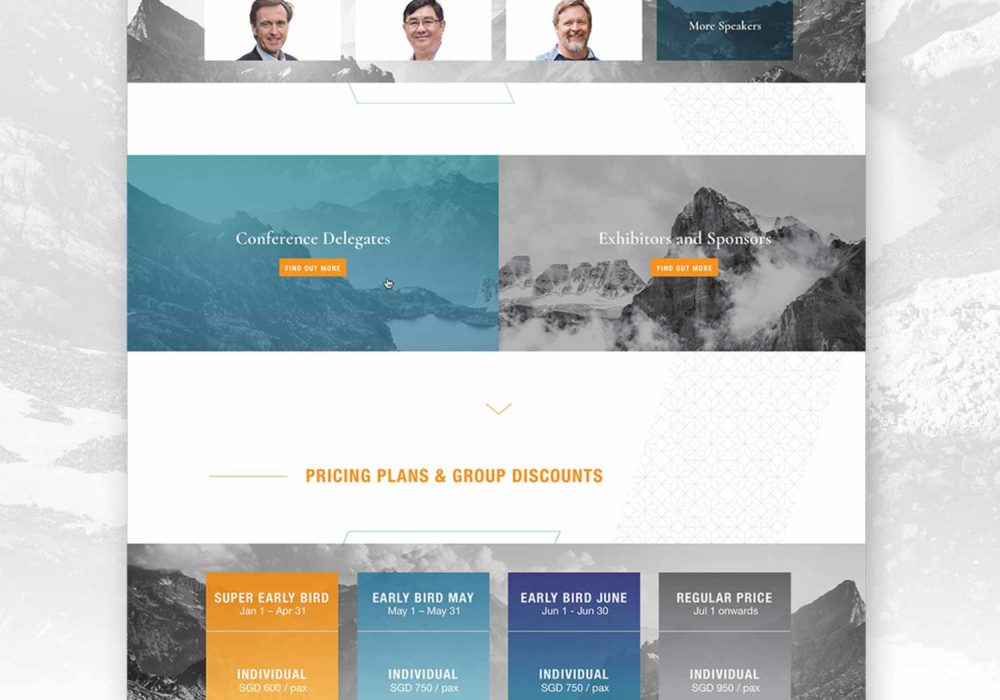 Web Design and Development for Eagles Conference 2017 Responsive Layout
