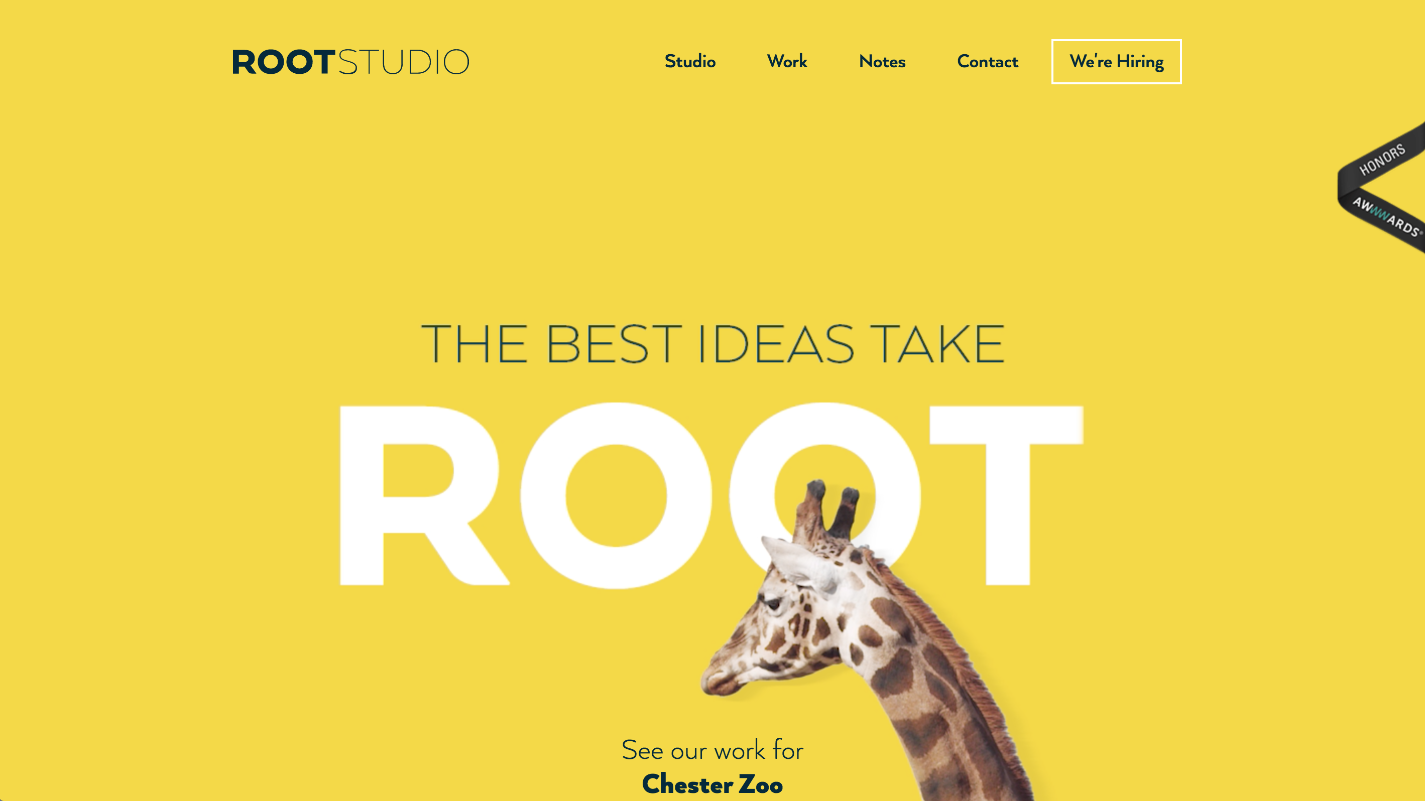 Best websites of January 2018 Root Studio