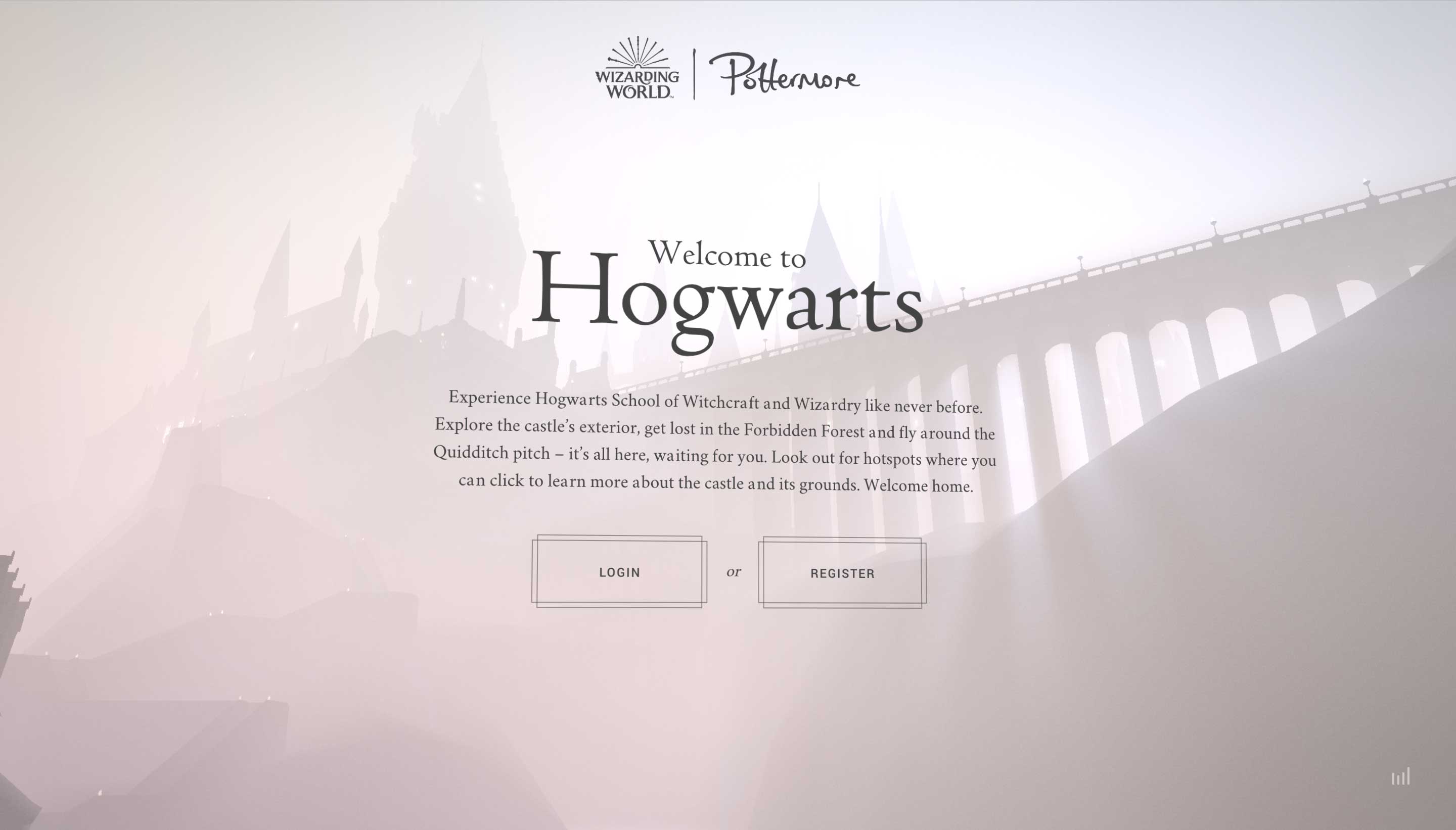 Hogwarts Experience on Pottermore