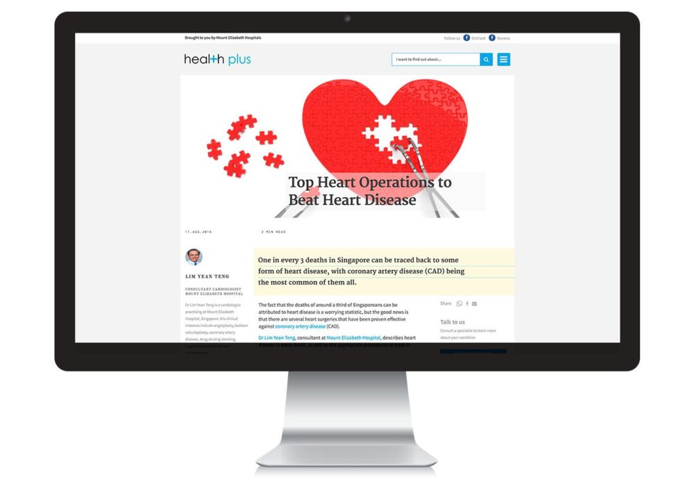 Web Design and Development for Health Plus Blog Responsive Layout