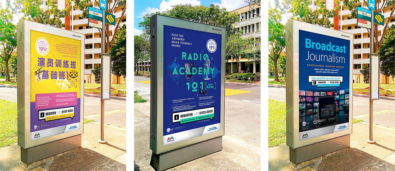 Branding SMA Genre Bus Stop Ads