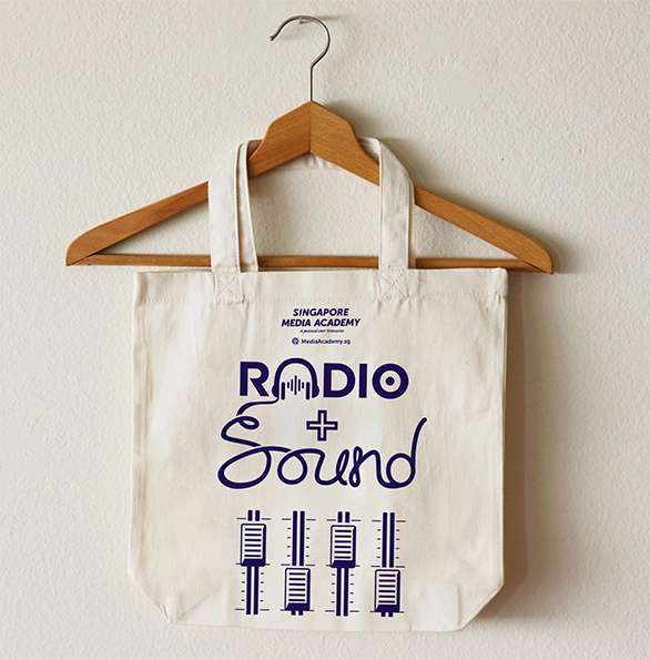 Tote Bag Branding SMA Genre Radio and Sound