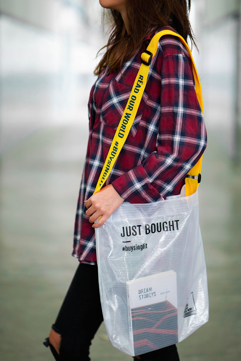 BuySingLit 2018 Yellow Stripe Tote Bag