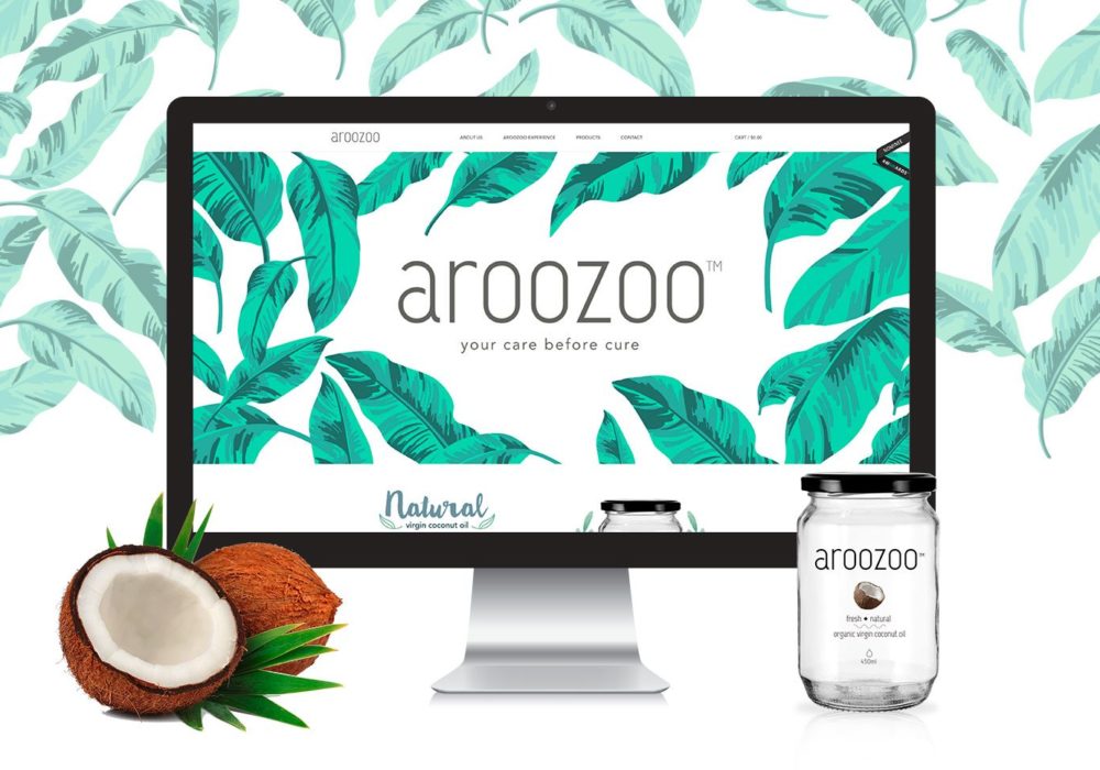 Web Design Aroozoo Responsive Layout