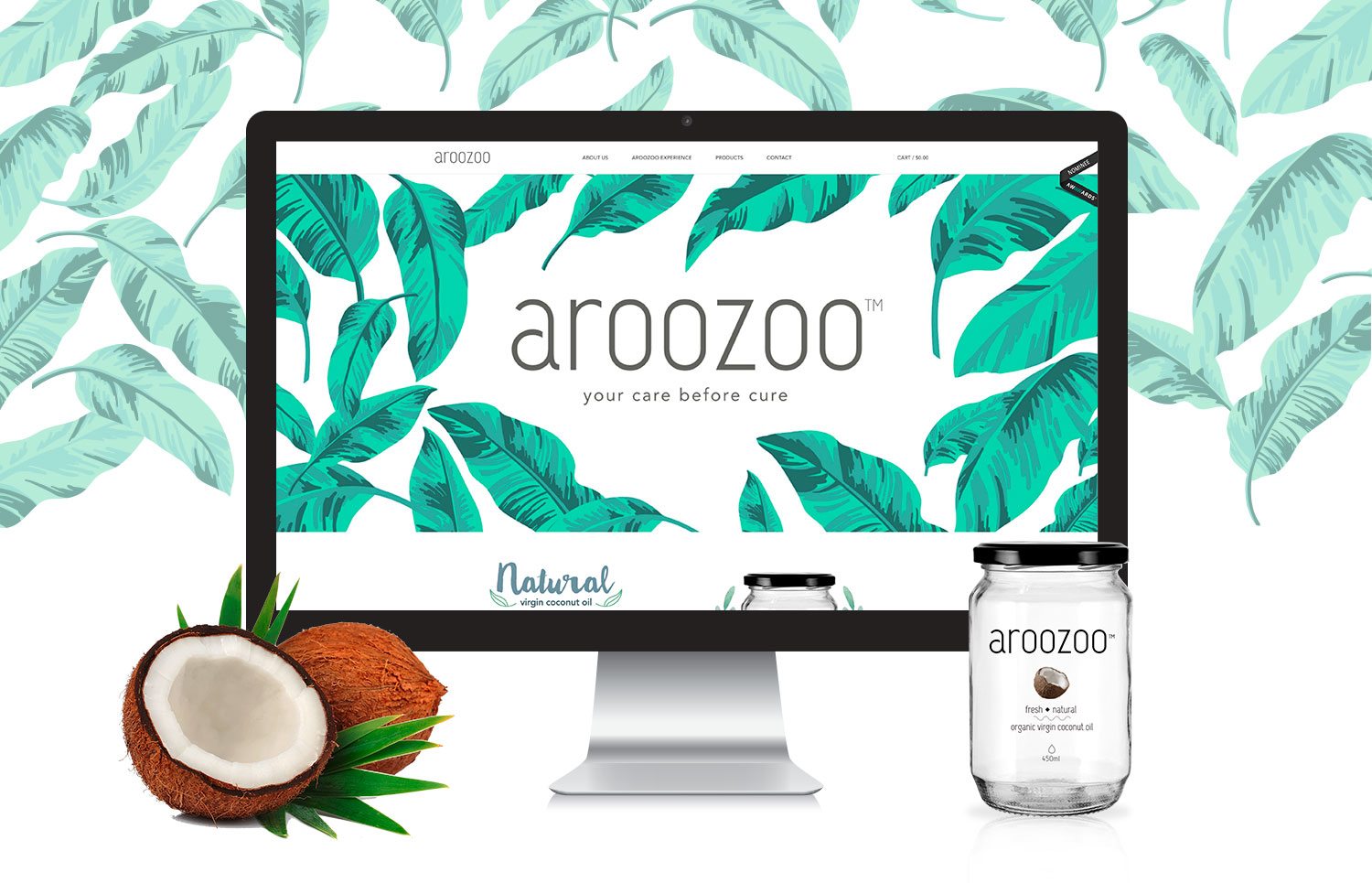 Web Design Aroozoo Responsive Layout
