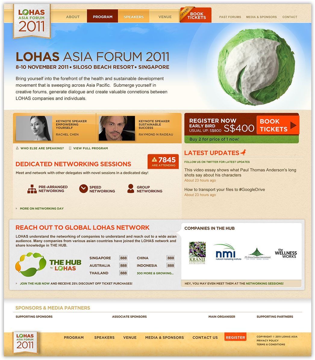 Web Design Singapore Lohas Asia Website